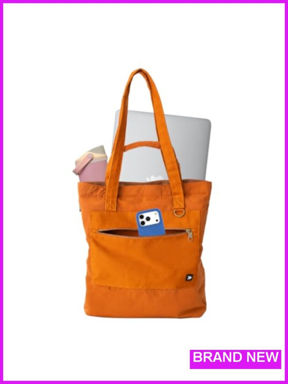 Large Utility Tote Bag with Laptop Compartment for Women Travel Work Nylon